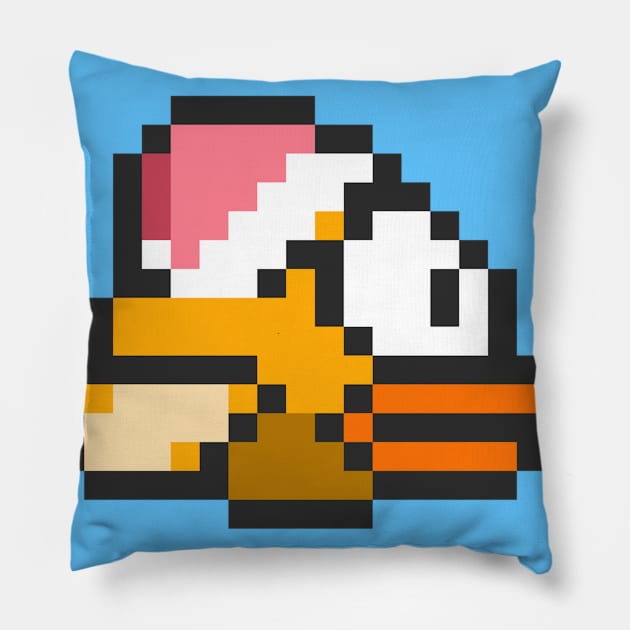 Christmas Flappy Bird Pillow by LuisP96