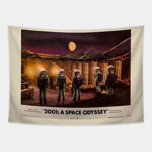 2001: A Space Odyssey Lobby Card #1 Tapestry by MovieFunTime