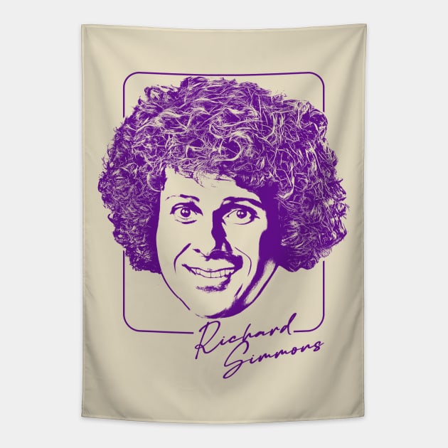 Richard Simmons // Retro Fan Design Tapestry by DankFutura