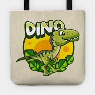 Cute Green Dino Tote