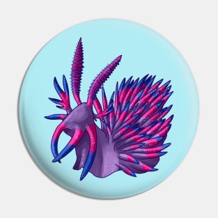 Bisexual Nudibranch Pin