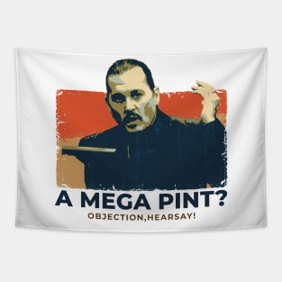 A Mega Pint - johnny depp Tapestry