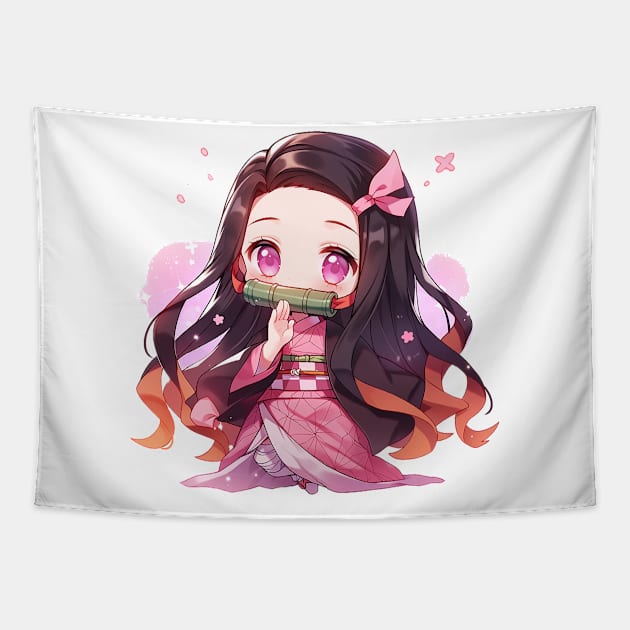 nezuko Tapestry by fancy ghost