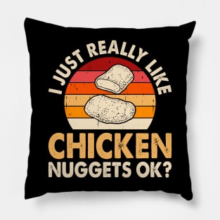 Powered By Chicken Nuggets T Shirt For Women T-Shirt T-Shirt Pillow