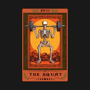 The Squat Tarot Card, Weightlifting Bodybuilder T-Shirt