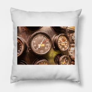 Gauges of a Battleship Pillow