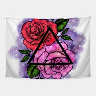 Galaxy Rose Tapestry