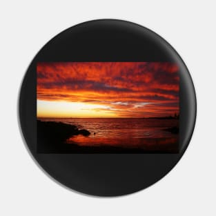 Red Sky at Night, Elwood Beach Pin