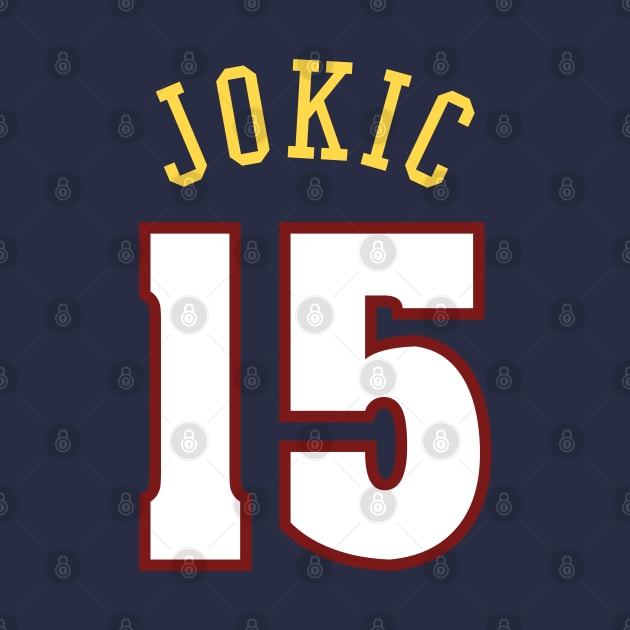 Jokic - Denver Basketball by Buff Geeks Art