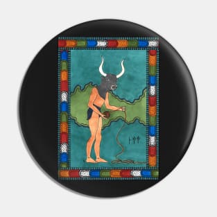 15 The Minotaur from The Minoan Tarot Pin