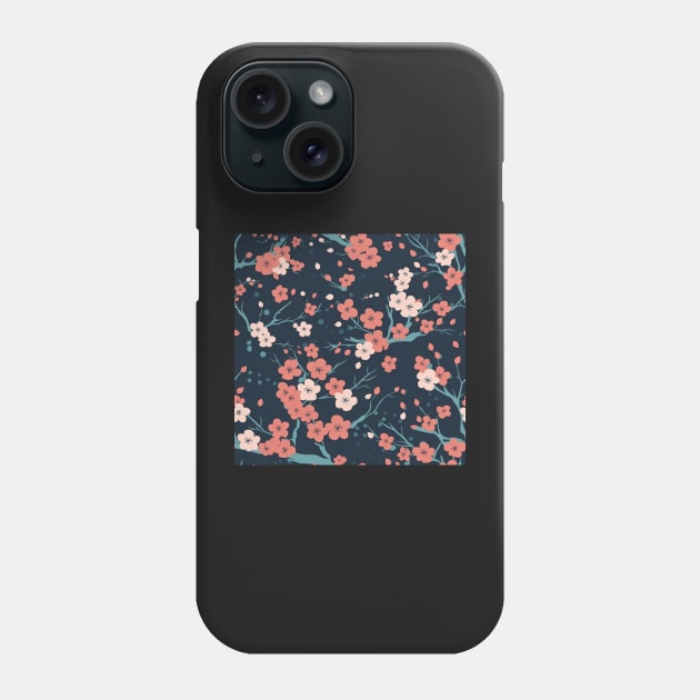 Cherry Blossom Phone Case by tommytyrer