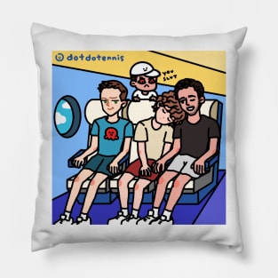 Russian Love Triangle Pillow