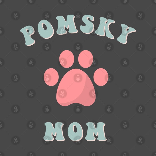 Pomsky mom paw pastel by Oricca