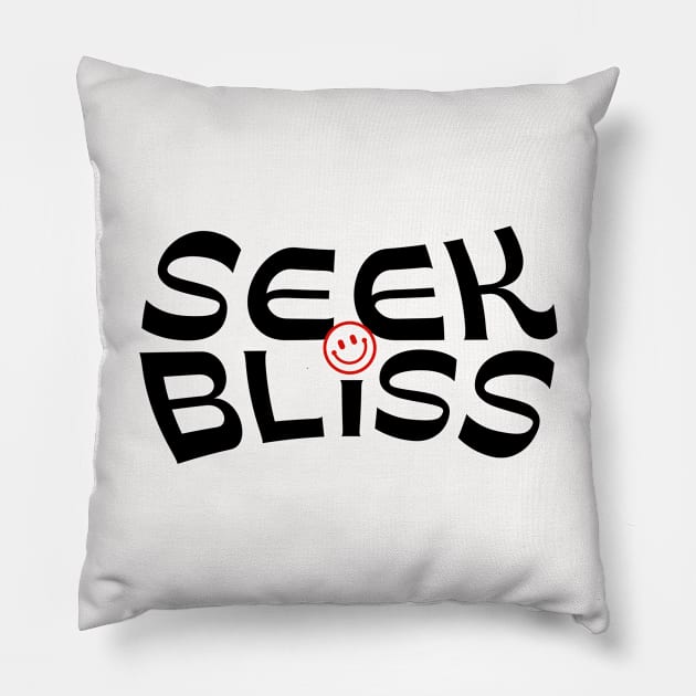 Seek Bliss Pillow by StephanieChn