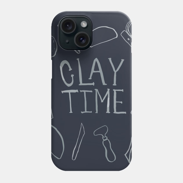 Clay Time Phone Case by Teequeque