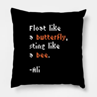 Boxing Quote MA 2 Pillow