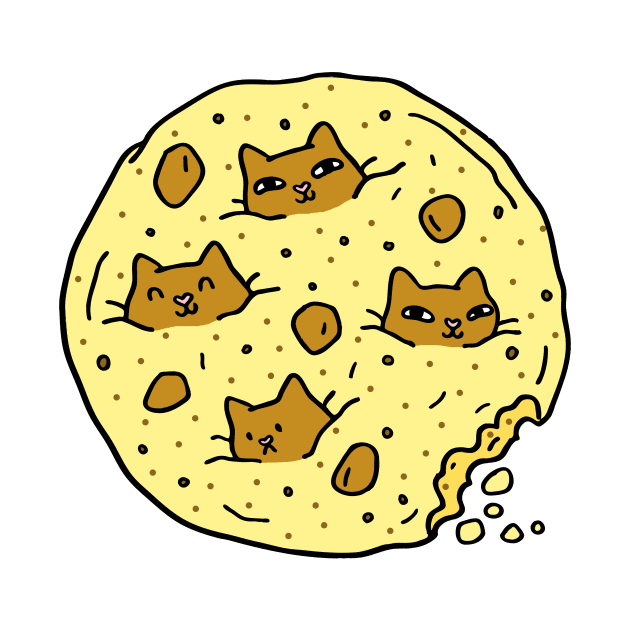 Cat Chip Cookie by natelledrawsstuff