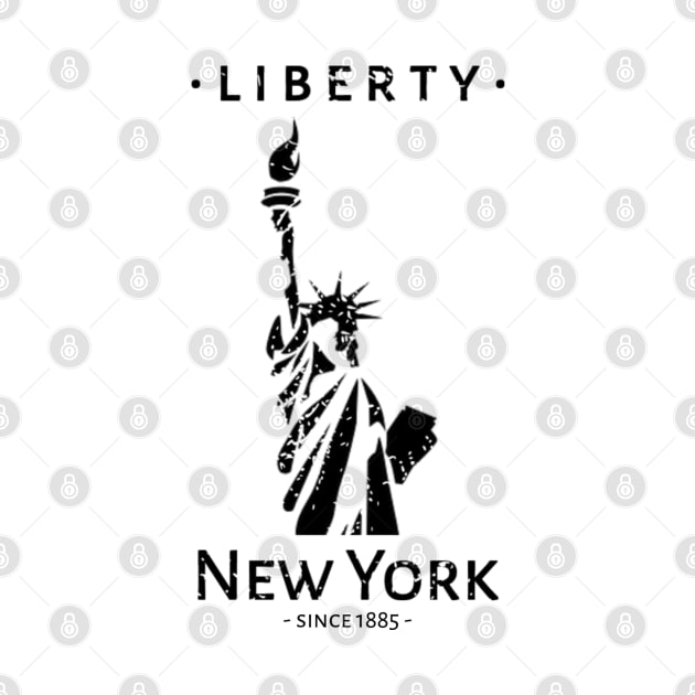 Liberty Statue New York Since 1885 by radeckari25