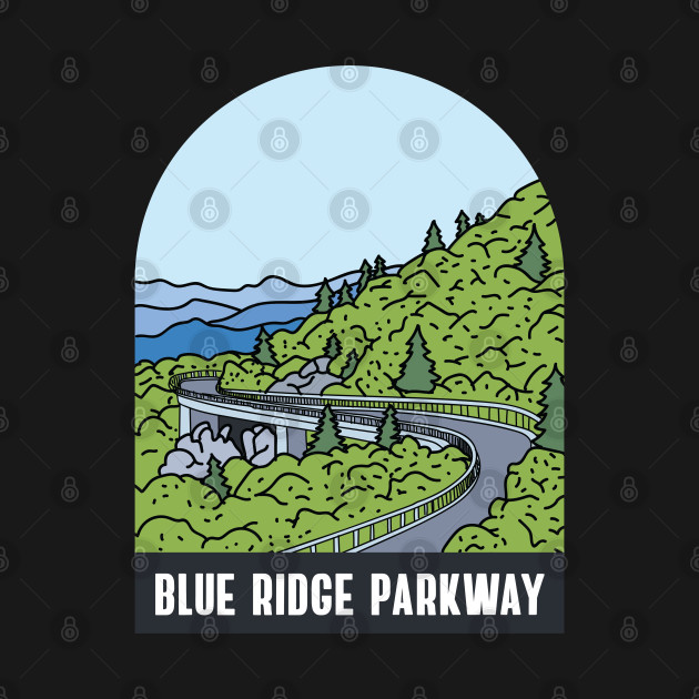 Blue Ridge Parkway - Blue Ridge - T-Shirt