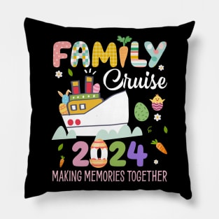 Easter Family Cruise tee Family Matching Vacation top Easter Day 2024 tee Custom Cruise Squad outfit 2024 Cruise Family Outfit Pillow