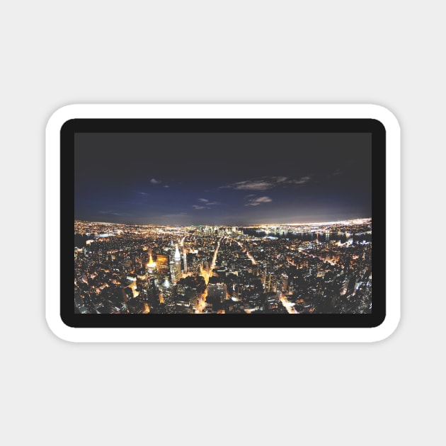 NYC from Empire State Building Magnet by shaymurphy