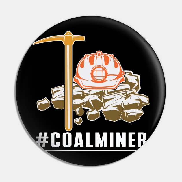 Coal Miner Pin by WyldbyDesign