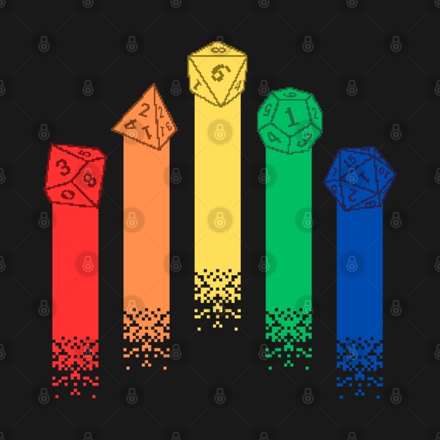 Pixel RPG Dice by Bruno Pires