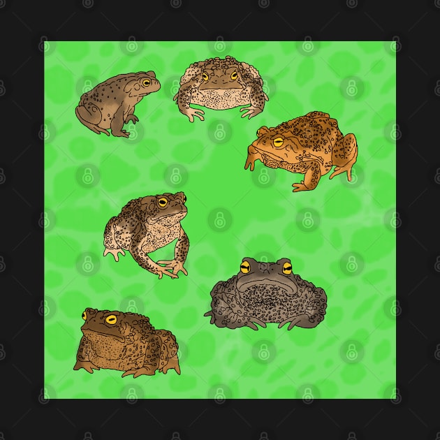 Toads Pattern Green by TrapperWeasel