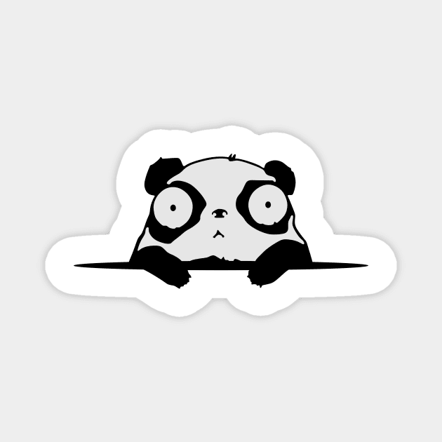 Cute Panda Magnet by pilipsjanuariusDesign