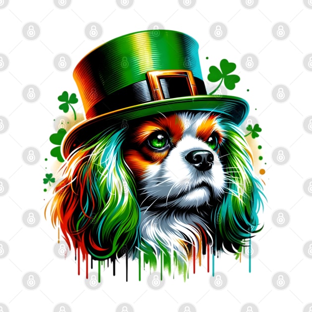 English Toy Spaniel Revels in Saint Patrick's Day by ArtRUs