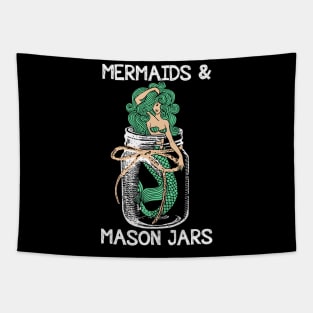 Mermaids & Mason Jars Tapestry