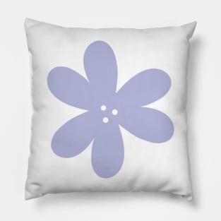 Cute Abstract Flower - lilac purple Pillow