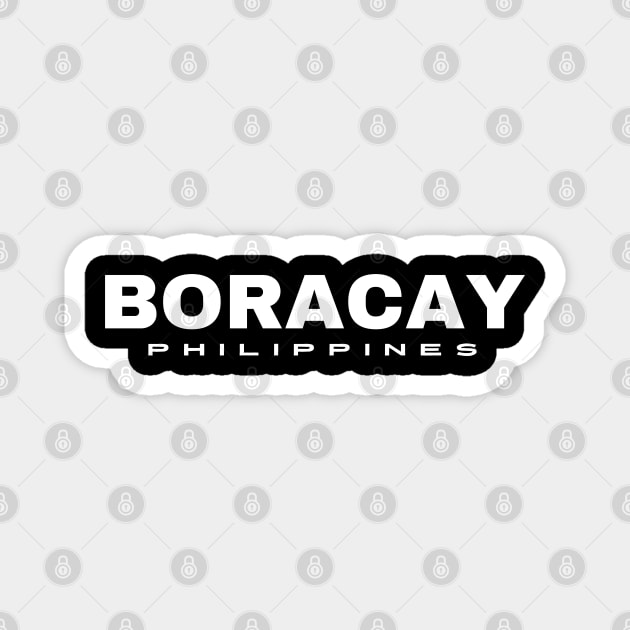 Boracay Philippines Magnet by Prism Chalk House