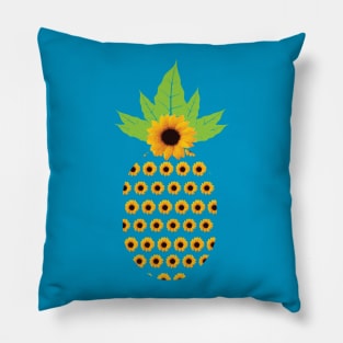 Sunflower Pineapple Pillow