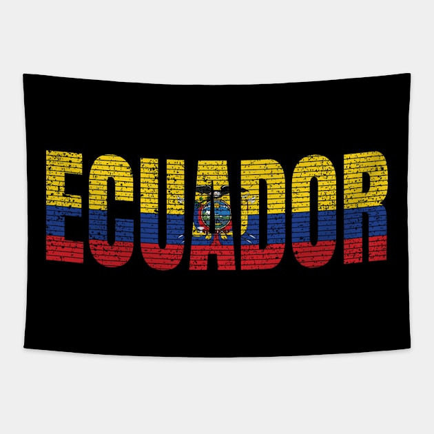 This Ecuador national flag is perfect to show your Ecuadorian roots in a funny way. It has the flag of Ecuador in a vintage design on the front. Our Ecuadorian flag country is also an ideal gift for men, women, and kids from Ecuador. Tapestry by Grabitees