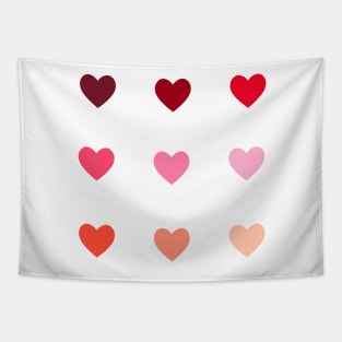 Mini Valentines Hearts Sticker Pack Tapestry