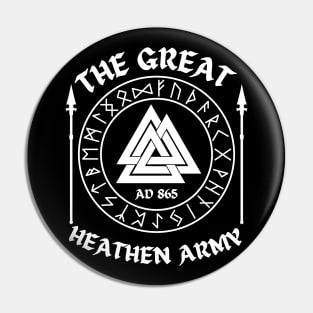 The Great Pagan Army AD865 Pin