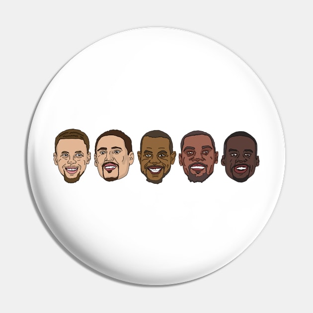 Warriors Death Lineup Pin by notyourcampusbookstore