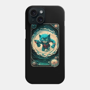 Super Hero Cat Man New Breed Card Collection Phone Case