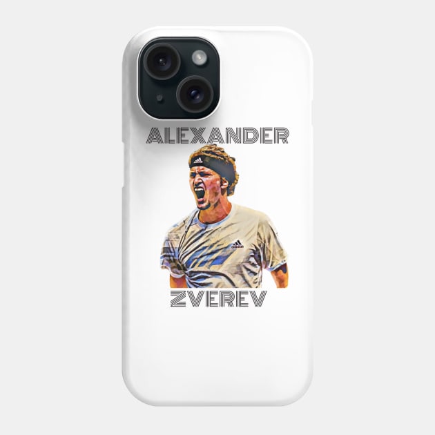 Alexander Zverev Phone Case by BorodinaAlen