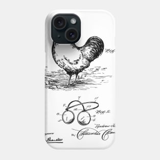 Eye Protector for Chickens Vintage Patent Hand Drawing Phone Case