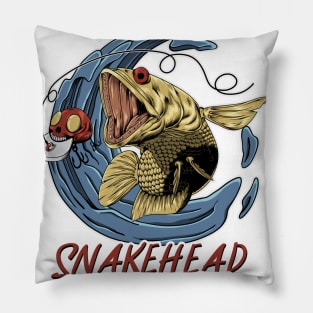 Catch me "The Snakehead" Pillow