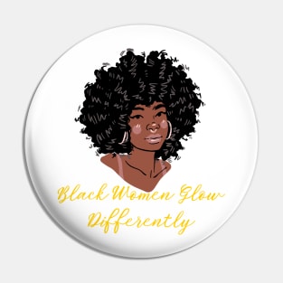 Black Women Glow Differently Pin