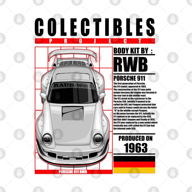 RWB PORSCHE 911 -WHITE by HFP_ARTWORK