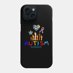 Autism Acceptance for Autism warrior Phone Case