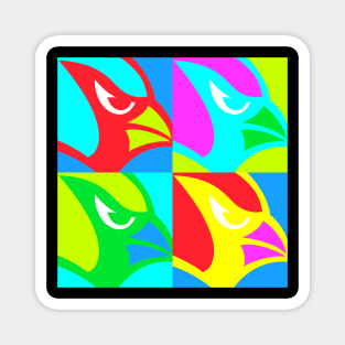 Arizona Cardinals Pop Art Magnet