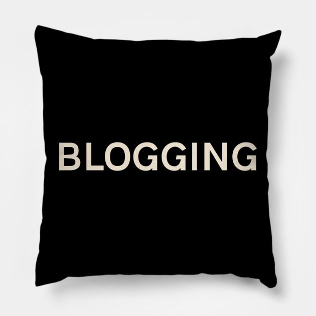 Blogging TV Hobbies Passions Interests Fun Things to Do, Pillow by TV Dinners