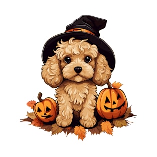 Halloween Goldendoodle Puppy T-Shirt