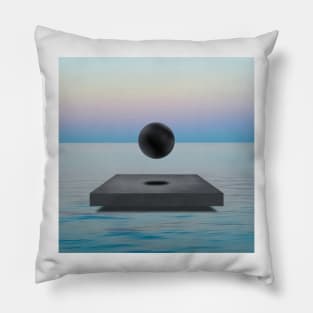 Future Primitive - Surreal/Collage Art Pillow