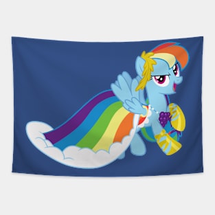 Gala Rainbow Dash landed Tapestry